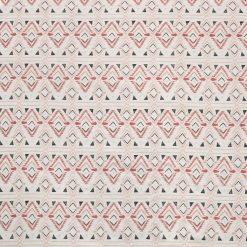 Pink Embroidery Aztec Super Snuggle Flannel Fabric