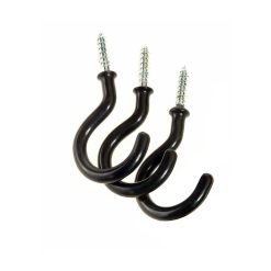 2pk Spring Black Iron Ceiling Sheperd Hooks 2pc by Place   Time