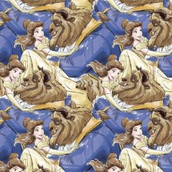 Beauty And The Beast Packed Fleece Fabric
