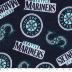 Fabric Traditions Seattle Mariners Fleece Fabric Tossed