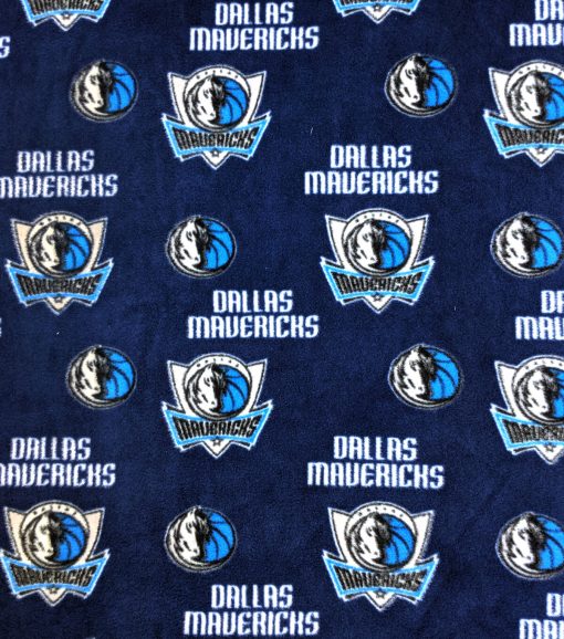 Dallas Mavericks Fleece Fabric Allover - Image 3