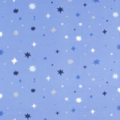 Snow Geo Blizzard Prints Fleece Fabric