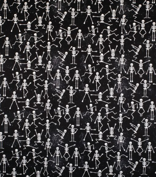 Skeleton Super Snuggle Flannel Fabric - Image 2