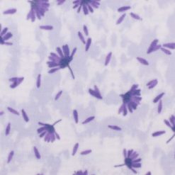 Purple Watercolor Floral Anti Pill Fleece Fabric