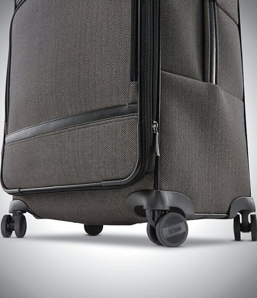Herringbone Deluxe Large Expandable Spinner Suitcase - Image 5