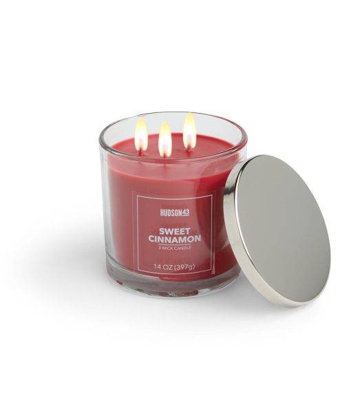 14oz Sweet Cinnamon Scented Jar Candle by Hudson 43 - Image 2