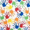 Novelty Cotton Fabric Hand Prints