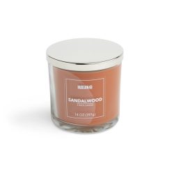 14oz Sandalwood Scented Jar Candle by Hudson 43