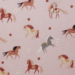 Super Snuggle Pretty Horses Flannel Fabric
