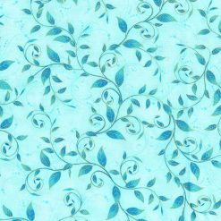 Hi Fashion Tonal Vines Quilt Metallic Cotton Fabric by Keepsake Calico