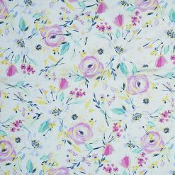 Pastel Floral Quilt Cotton Fabric by Keepsake Calico