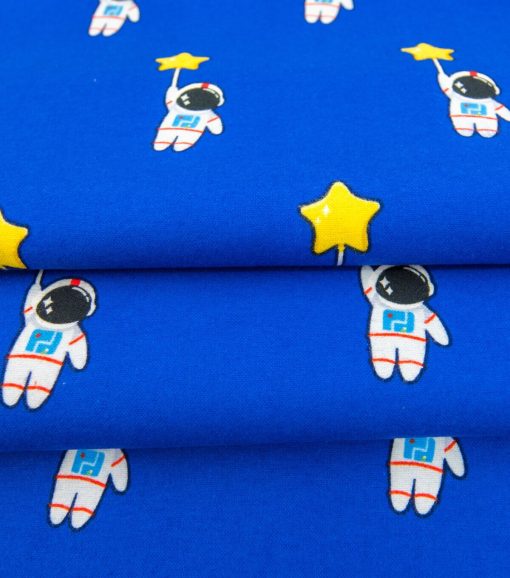 Star Astronaut Super Snuggle Flannel Fabric - Image 2