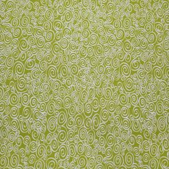 Scrolls on Lime Quilt Cotton Fabric by Quilter s Showcase