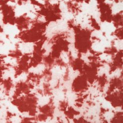 Red Tie Dye Anti Pill Fleece Fabric