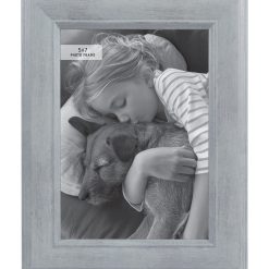 5 x 7 Mint With Brushed Silver Picture Frame