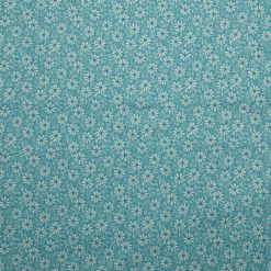 Flower Patch on Teal Quilt Cotton Fabric by Keepsake Calico