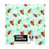 Ladybug 1-Piece Cotton Fabric Quarter