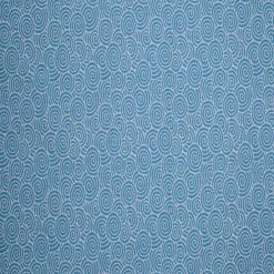Swirls on Scuba Blue Cotton Fabric by Quilter s Showcase