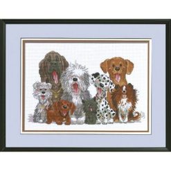 Janlynn 15 x 10 Dogs of Duckport Counted Cross Stitch Kit