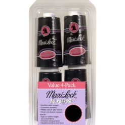 Maxi-Lock All Purpose Serger Thread Value Pack 4 pc Black