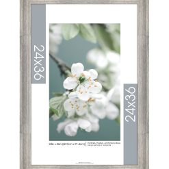 24 36 Poster Frame Rustic Gray