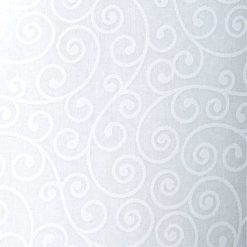 White Scroll Quilt Cotton Fabric by Keepsake Calico