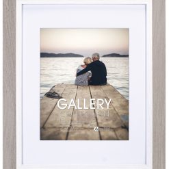 Malden 11 x 14 Matted to 8 x 10 Brown Frame With Beveled Mat