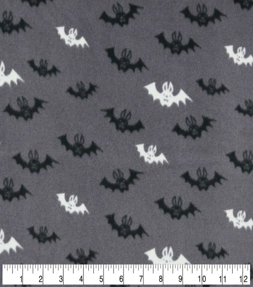 POP! Halloween Bats Lightweight Fleece Fabric - Image 3