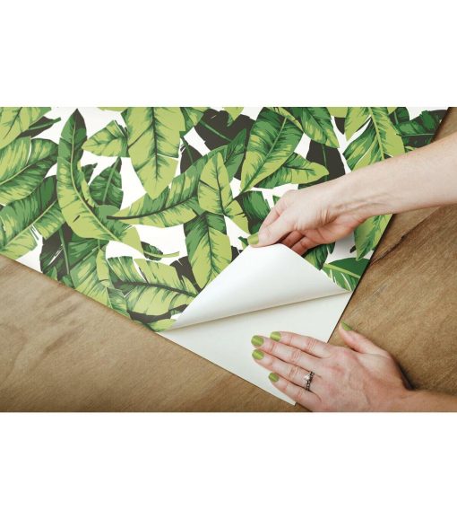 RoomMates Palm Leaf Peelable Wallpaper - Image 7