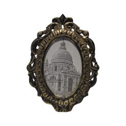 4 x 6 Antique Gold Oval Tabletop Picture Frame by Place   Time