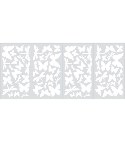 RoomMates Wall Decals Butterflies   Dragonflies