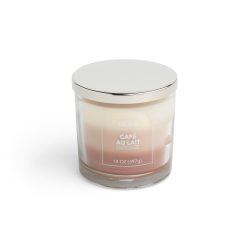 14oz Cafe Au Lait Premium Scented Jar Candle by Hudson 43