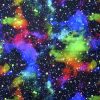 Rainbow Graffiti Novelty Print Cotton Fabric