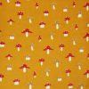 POP! Fall Mushrooms Lightweight Fleece Fabric