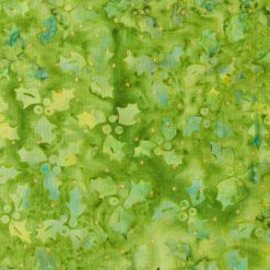 Green Winter Wishes Holly Christmas Metallic Cotton Fabric