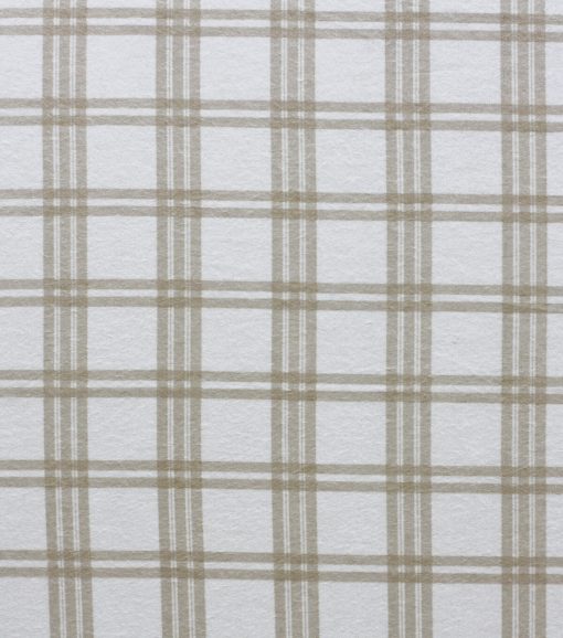 Plaid Cream Super Snuggle Flannel Fabric