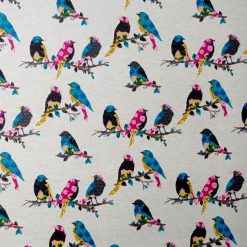 Parrots on Ivory Super Snuggle Flannel Fabric