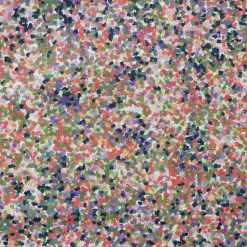 70s Splatter on White Quilt Glitter Cotton Fabric by Keepsake Calico