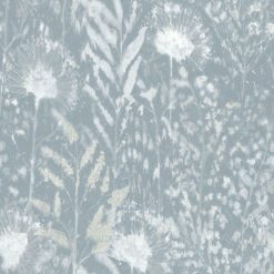 RoomMates 20.5 X 16.5  Blue Dandelion Peel   Stick Wallpaper