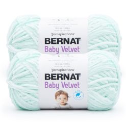 Bernat Velvet Baby 492yds Worsted Polyester Yarn 2 Bundle