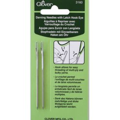 Darning Needles With Latch Hook Eye 2 Pkg