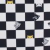 Cat Checkerboard Blizzard Prints Fleece Fabric