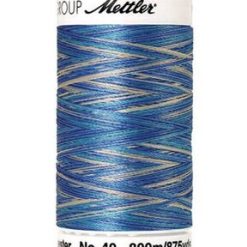 Mettler 875yd Faced Denim Polysheen Multi 40wt Thread 5ct