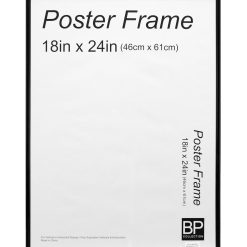 MCS Spline 18 24 Black Poster Frame