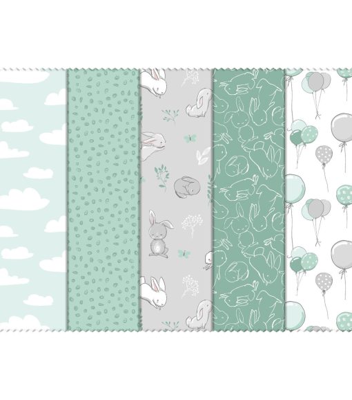 Cottontail 10 Cotton Fabric Shapes - Image 2