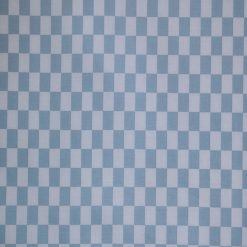 Light Blue Racing Check Quilt Cotton Fabric by Quilter s Showcase
