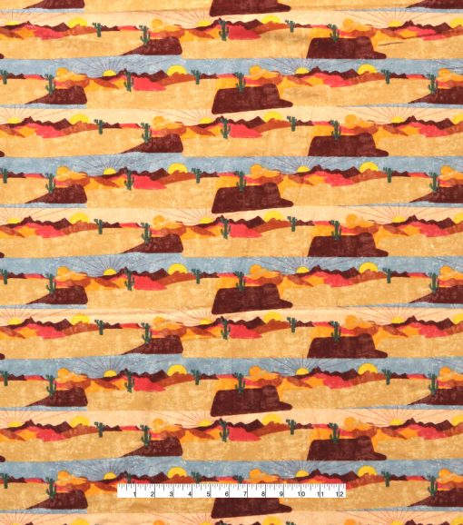 Desert Scenery Super Snuggle Flannel Fabric - Image 2