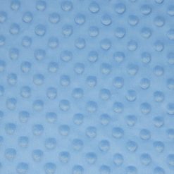 Soft   Minky Small Dot Placid Blue Fleece Fabric