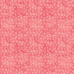 Coral Sundrenched Floral Cotton Fabric by Keepsake Calico