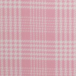 Pink Plaid Blizzard Fleece Fabric